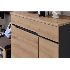 OTTO home Bergen 80 x 107 x 38 cm braun / artisan eiche