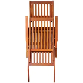 vidaXL Liegestuhl 20 x 51 x 20 cm grau