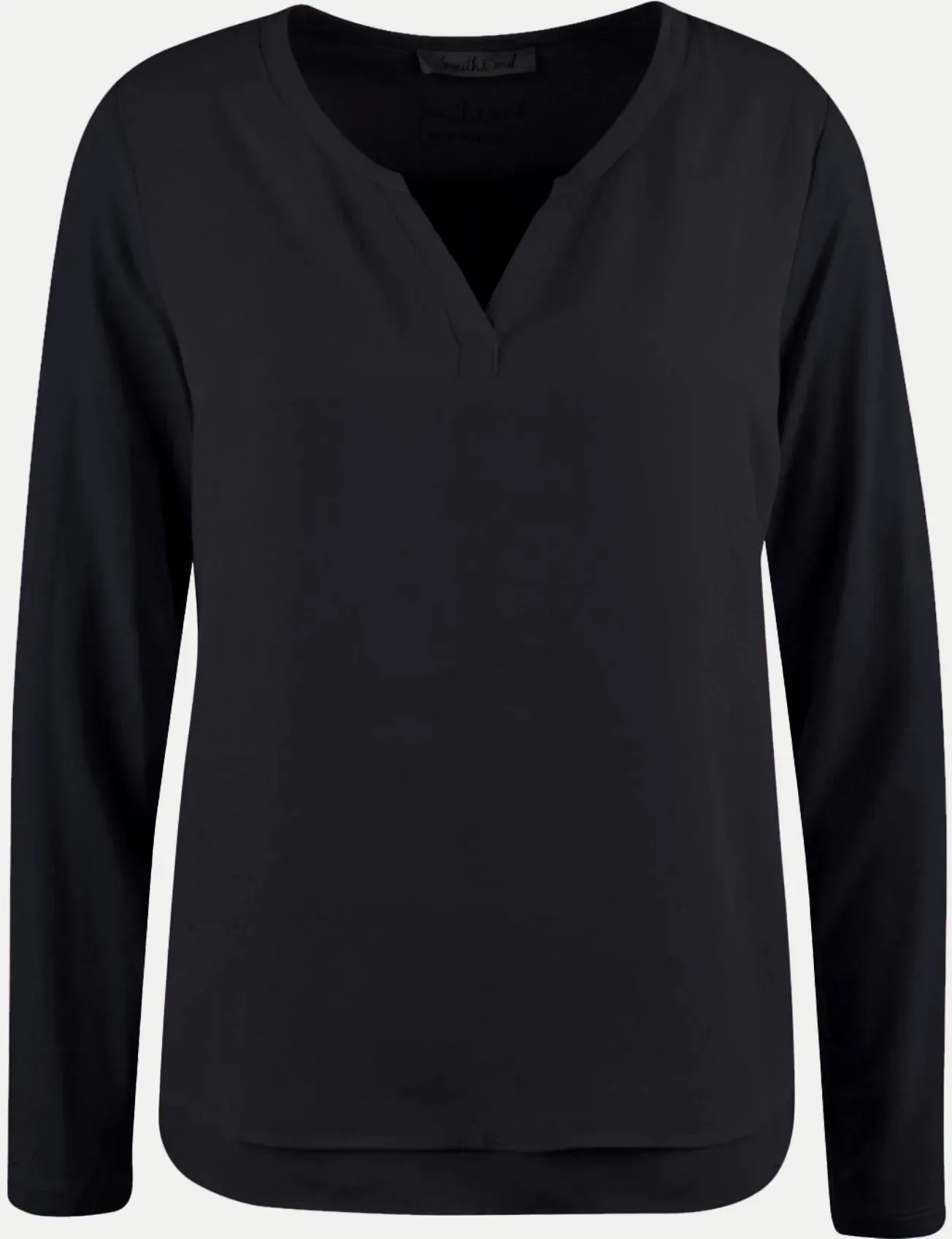 Basic Blouse Schwarz XXL