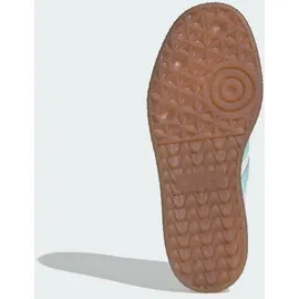 adidas Samba Schuh - Cloud White / Clear Mint / Gold Metallic - 36