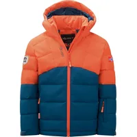TROLLKIDS Kinder Gryllefjord Isolationsjacke deep orange/madeira blue/deep orange 164