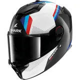 Shark Spartan GT Pro Carbon Dokhta, Integralhelm - Schwarz/Weiß/Blau/Rot - S