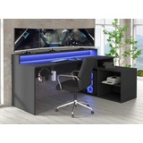 Forte Tezaur Gaming Desk mit RGB-Beleuchtung