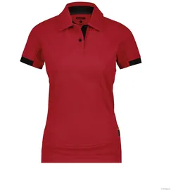 DASSY Poloshirt Rot/Schwarz XS