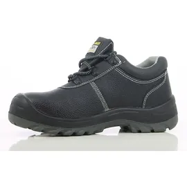 Safety Jogger S3 Halbschuhe, Unisex, Echt Leder, schwarz, 39