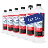 Isopropanol 2-Propanol Isopropylalkohol 99,9% Reiniger – 6x1 Liter Bundle | Hochprozentiger IPA Reinigungsalkohol für Haushalt & Elektronik | Made in Germany (6x1 Liter)