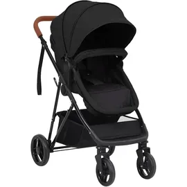 vidaXL 3-in-1 Kinderwagen anthrazit und schwarz