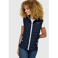 Marikoo Damen Steppweste Übergang Stepp Weste gesteppt leicht B995 [B995-Reimii-Navy-Gr.XS] - XS