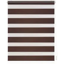 Lichtblick Duo Rollo / Doppelrollo Klemmfix 110 x 150 cm dunkelbraun