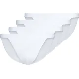 SKINY Tanga-Slip unifarben weiß XL 4er Pack