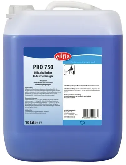 Eilfix Pro-750 Industriereiniger 10 L Mildalkalischer Spezialreiniger