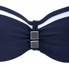 LASCANA Bügel-Bandeau-Bikini Damen marine Gr.38 Cup C