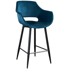 KAWOLA Barhocker ZAJA Barstuhl Sitzhöhe 76 cm Velvet