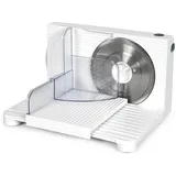 Livoo Trancheuse électrique pliable, Aufschnittmaschine, Weiss