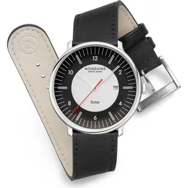 Mondaine Doppio Solar Edelstahl 41 mm MLE.41920.LBV