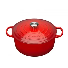 Le Creuset Signature Bräter 24 cm rund kirschrot