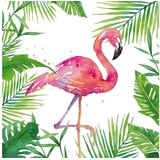 PPD Papierservietten "Flamingo", 33 x 33 cm, 20 Stück