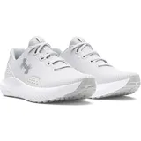 Under Armour Charged Surge 4 Damen White/Distant Gray/Metallic Silver 43