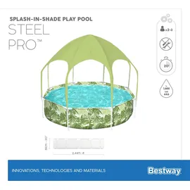 BESTWAY Splash-in-Shade Baby-Pool 244 x 244 x 51 cm (244)