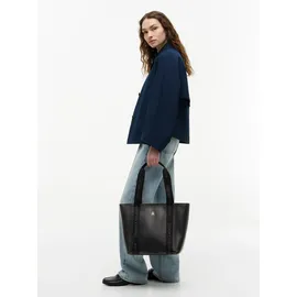 Tommy Hilfiger IM LATAM LOGO TOTE Schultertasche Kunstleder Black