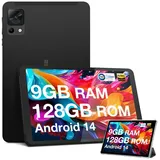 DOOGEE T20 Mini Kinder Tablet 8,4" FHD+ Android, Widevine L1, 5060 mAh Akku Tablet (8,4", 128 GB, 4G, 9GB RAM, 128GB Speicher, Octa-Core, 5060mAh Akku & Face Unlock) schwarz 4 GB