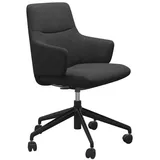 Stressless Home Office Mint mit Armlehne Wollfilz-Stoff Calido Dark Grey