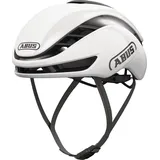 ABUS Rennradhelm Gamechanger 2.0 MIPS - High Performance Aerohelm mit optimierter Aerodynamik und Belüftung - für Damen und Herren - Größe S, Weiß