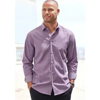 H.I.S. H.I.S Langarmhemd »Regular-fit« elastisches Jaquard-Hemd in Regular Fit,