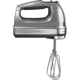 KitchenAid 5KHM9212ECU 9-Gang-Handmixer, versilbert, offizielle KitchenAid-Garan