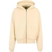 Def Zip-Kapuzenpullover in beige S