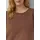s.Oliver Sweatshirt Naht-Details Braun 36