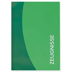 ROTH Zeugnismappe DIN A4, 12 Hüllen grün