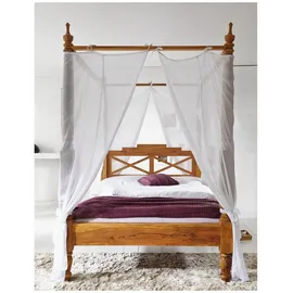 Massivmoebel24 Himmelbett Sheesham 180x200x224 braun geölt Nature Brown #532