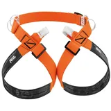 Petzl Klettergurt Orange/Schwarz