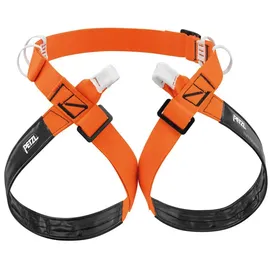 Petzl Klettergurt Orange/Schwarz