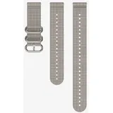 Suunto 22 EXP1 Textile Strap Sand Gray M+L (22 mm, Textil), Uhrenarmband, Grau