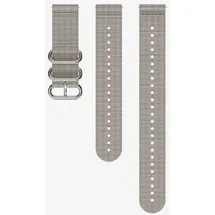Suunto 22 EXP1 Textile Strap Sand Gray M+L (22 mm, Textil), Uhrenarmband, Grau