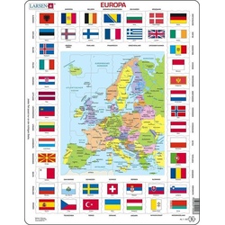 Europa Länder + Flaggen (Kinderpuzzle)