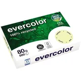 Clairefontaine Recyclingpapier Evercolor hellgelb DIN A4 80 g/qm 500 Blatt