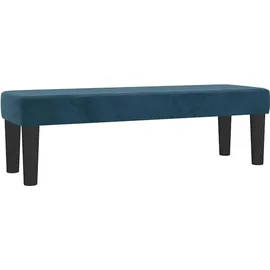 vidaXL Boxspringbett 140 x 200 cm Dunkelblau
