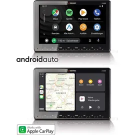 Zenec Z-N975 – 1-Din Autoradio, Multimediasystem mit 9“/22,9 cm Touchscreen, Mediencenter mit DAB+, Wireless Android Auto