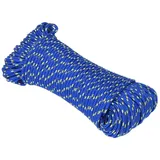 vidaXL Bootsseil Blau 3 mm 250 m Polypropylen