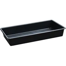emtez Auffangwanne Polyethylen 100 x 55 x 15 cm schwarz 65,5 Liter