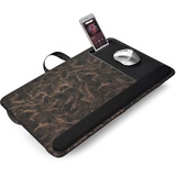 Modazon Laptoptisch - Laptop-Arbeitsplatz mit Handgelenkauflage, Rutschfeste Streifen, Mauspad und Telefonhalter für bis zu 17-Zoll-Laptops und Tablets