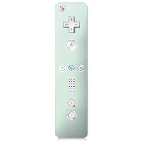 Skin kompatibel mit Nintendo Wii Controller Folie Sticker einfarbig Mint grün
