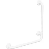 Brillantbad BELP Duschgriff Steckbar Rechts Eisen Weiß mit Abdeckung 110x630x680 mm, 120 kg Traglast für Bad & WC >> zum Bohren