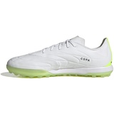 adidas Unisex Copa Pure.1 Tf Football Shoes (Turf), FTWR White/Core Black/Lucid Lemon, 40 EU