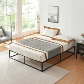 [en.casa] Kreta mit Kaltschaummatratze Schwarz