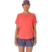 Asics Damenlaufshirt Road SS Top CORAL REEF, L