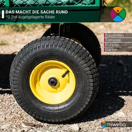 MIWEBA Bollerwagen MB-700 grau